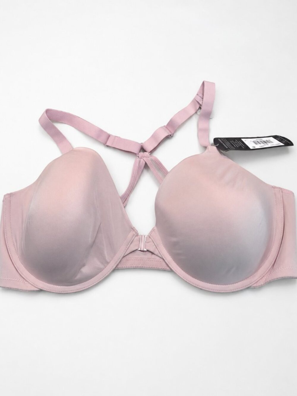 Maidenform Bra 36D Pink Front Close Racerback Smooth Cup